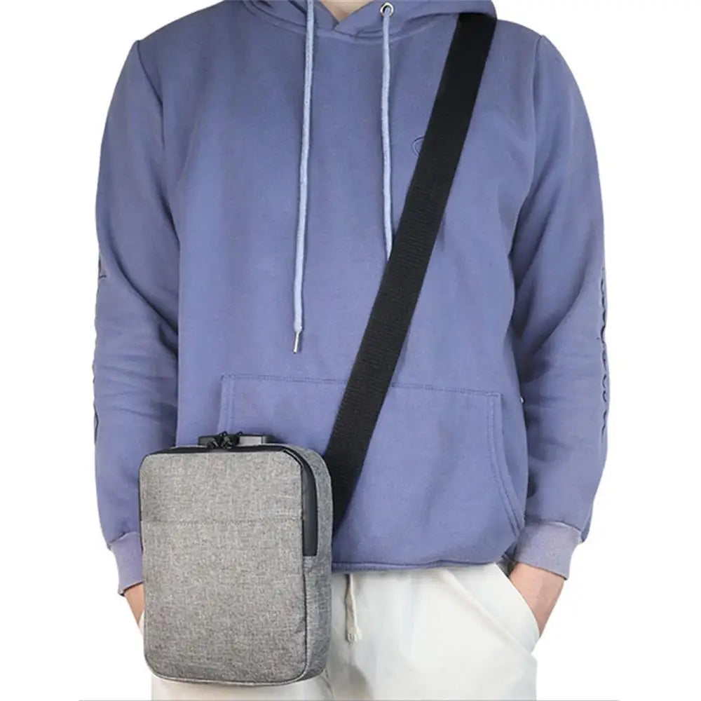 Smell Proof Crossbody Bag - Gray