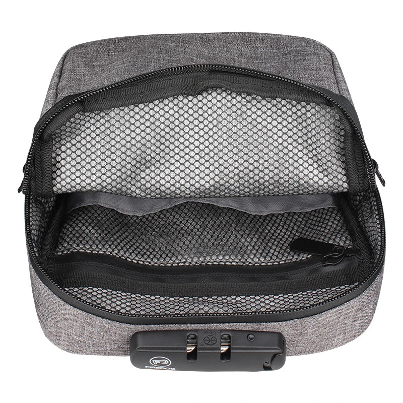 Smell Proof Crossbody Bag - Gray