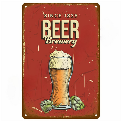 Hops - Metal Sign
