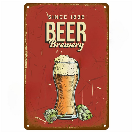 Hops - Metal Sign